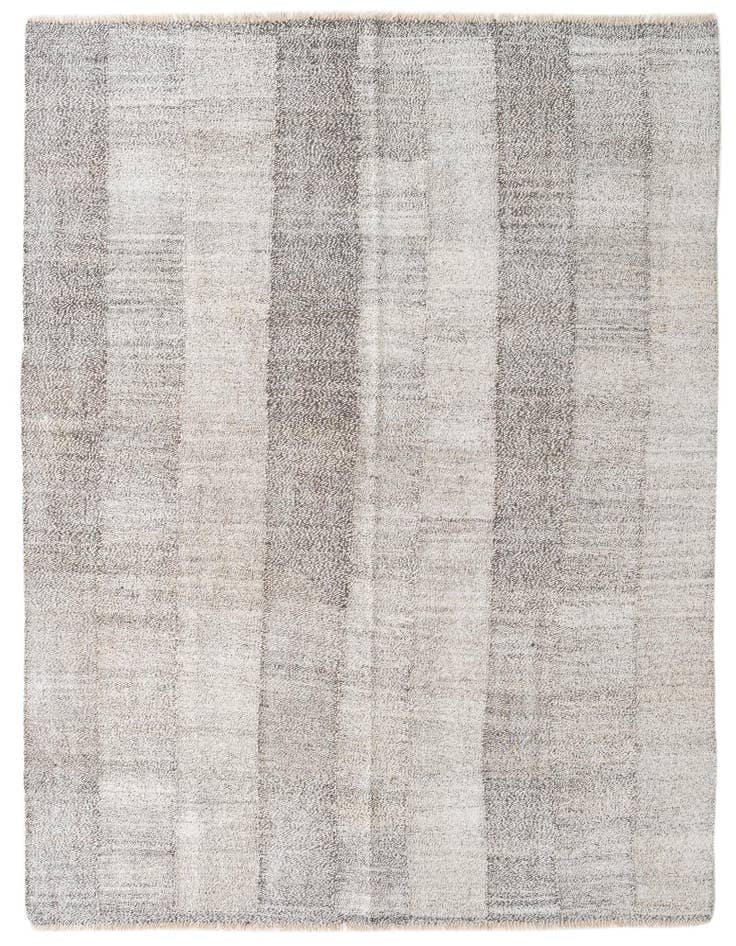 Detail image of 6' 1 x 7' 6 Hand Woven Kilim Modern Wool Rug
