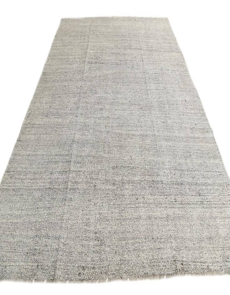 Detail image of 9' 4 x 11' 10 Hand Woven Kilim Modern Wool Rug