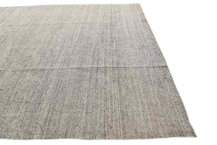 Detail image of 9' 4 x 11' 10 Hand Woven Kilim Modern Wool Rug