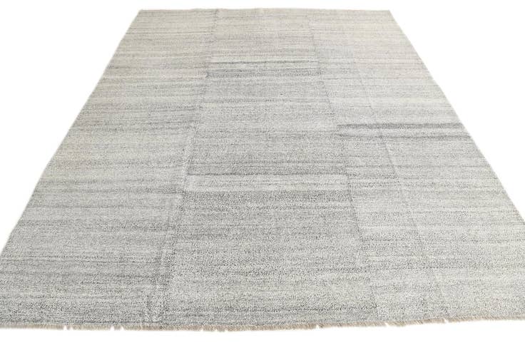 Detail image of 8' x 9' 10 Hand Woven Kilim Modern Wool Rug