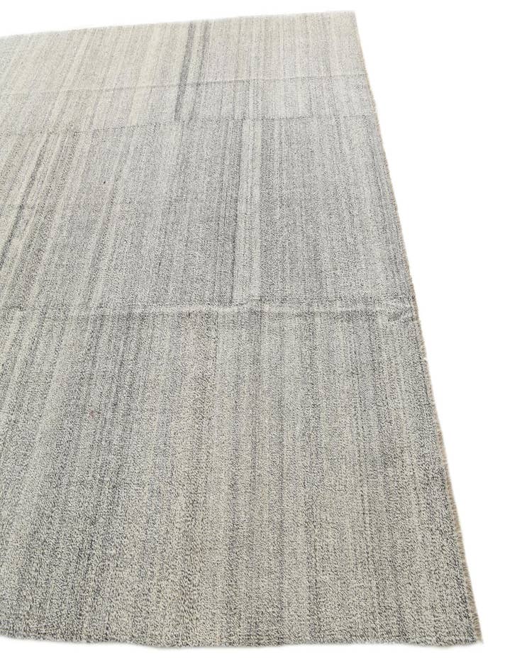 Detail image of 8' x 9' 10 Hand Woven Kilim Modern Wool Rug