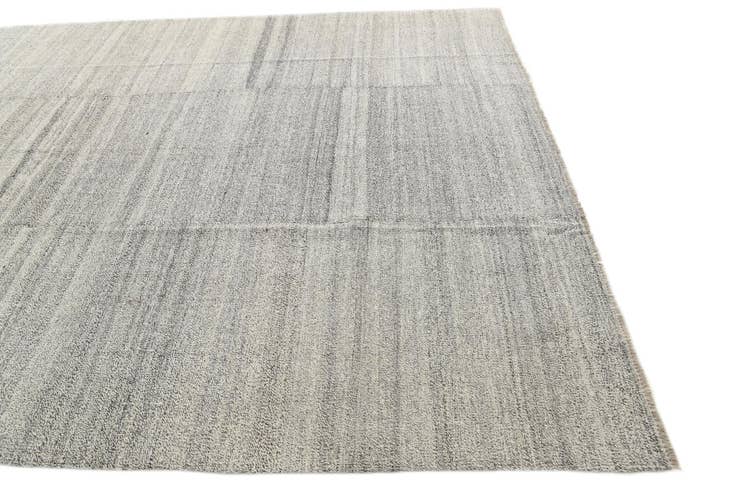 Detail image of 8' x 9' 10 Hand Woven Kilim Modern Wool Rug