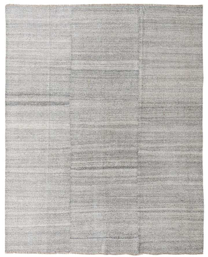 8' x 9' 10 Hand Woven Kilim Modern Wool Rug