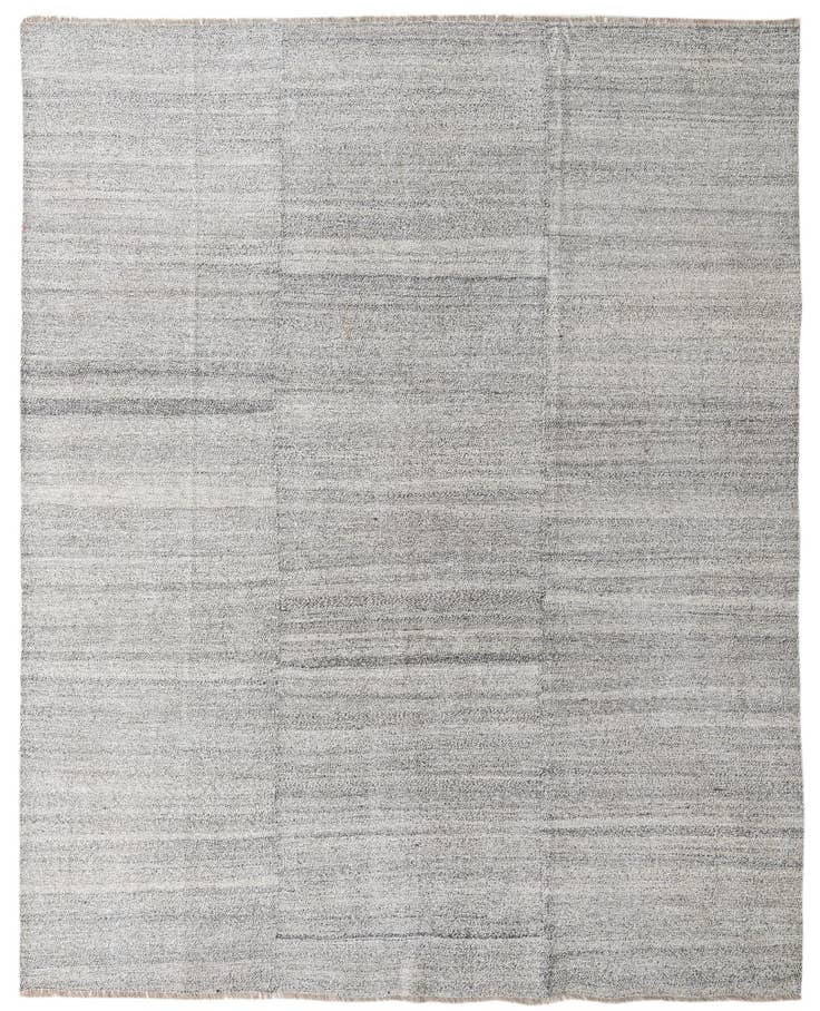 Detail image of 8' x 9' 10 Hand Woven Kilim Modern Wool Rug