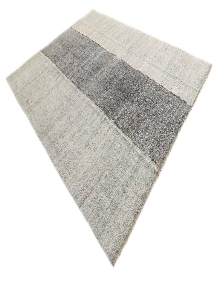 Detail image of 7' 10 x 9' 10  Hand Woven Kilim Modern Wool Rug