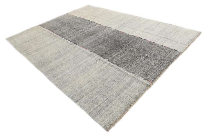 7' 10 x 9' 10 Hand Woven Kilim Modern Wool Rug