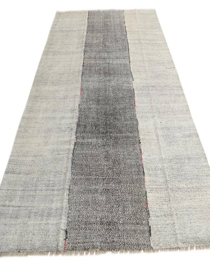 Detail image of 7' 10 x 9' 10 Hand Woven Kilim Modern Wool Rug