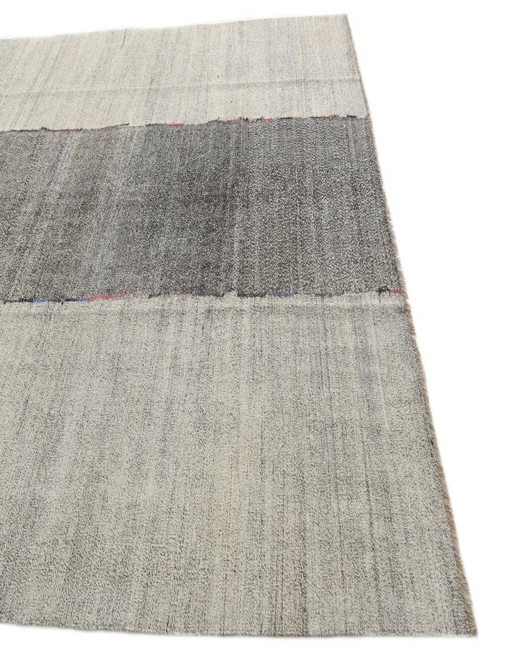 Detail image of 7' 10 x 9' 10 Hand Woven Kilim Modern Wool Rug