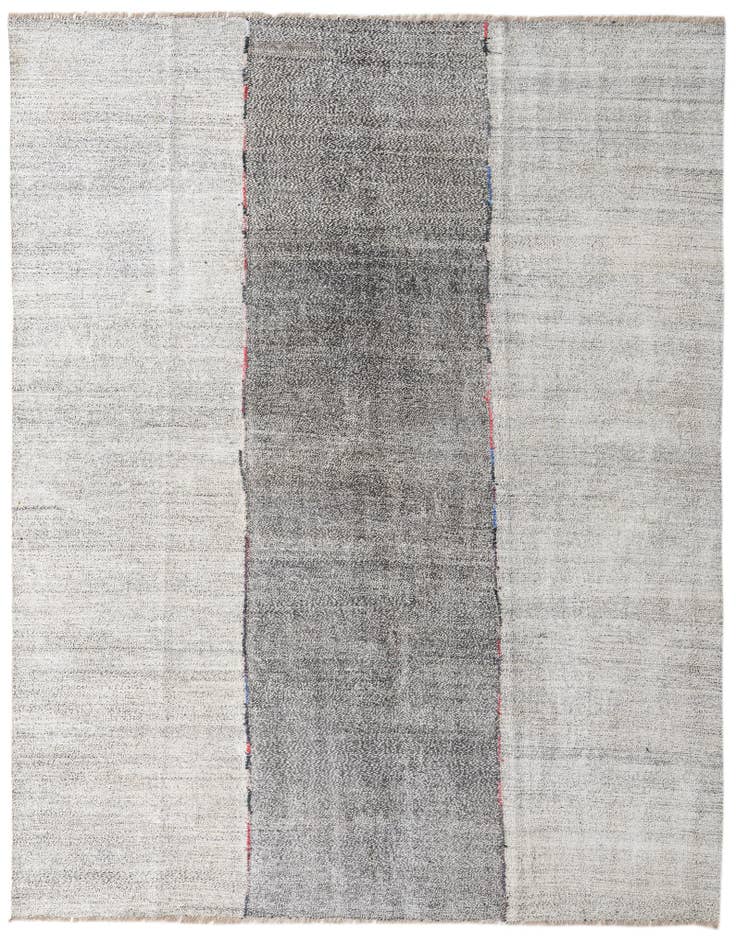 Detail image of 7' 10 x 9' 10 Hand Woven Kilim Modern Wool Rug