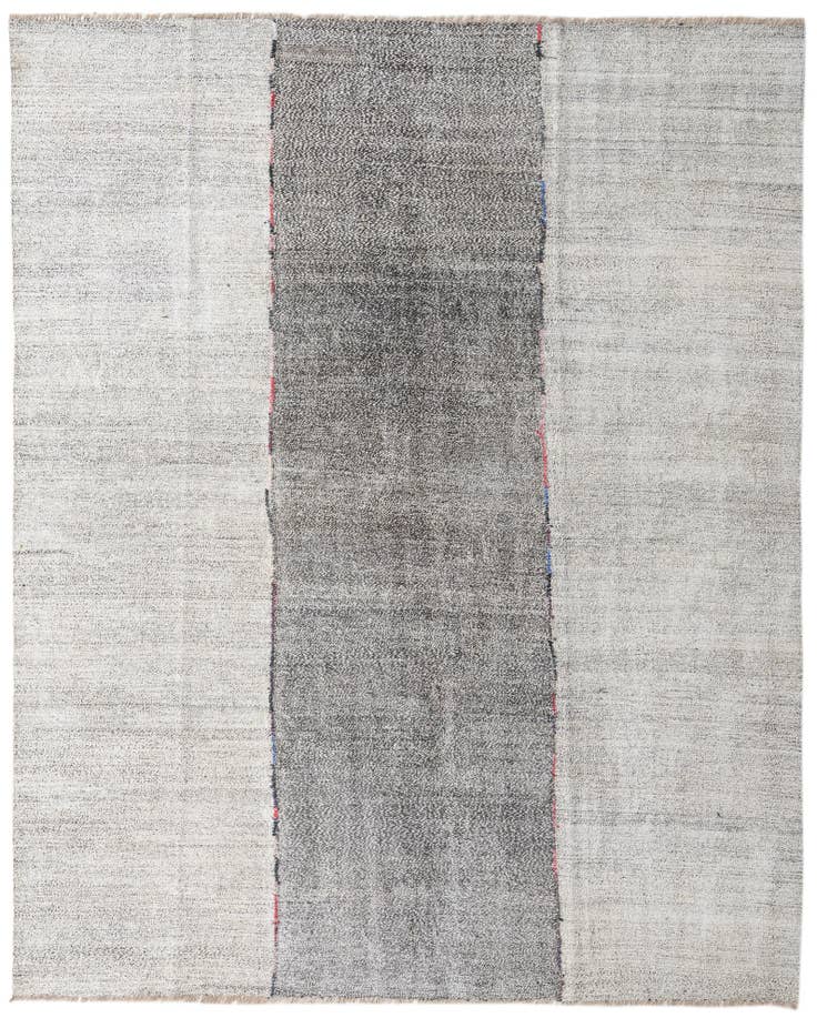 Detail image of 7' 10 x 9' 10 Hand Woven Kilim Modern Wool Rug