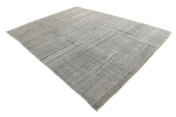 Detail image of 9' x 11' 7 Hand Woven Kilim Modern Wool Rug