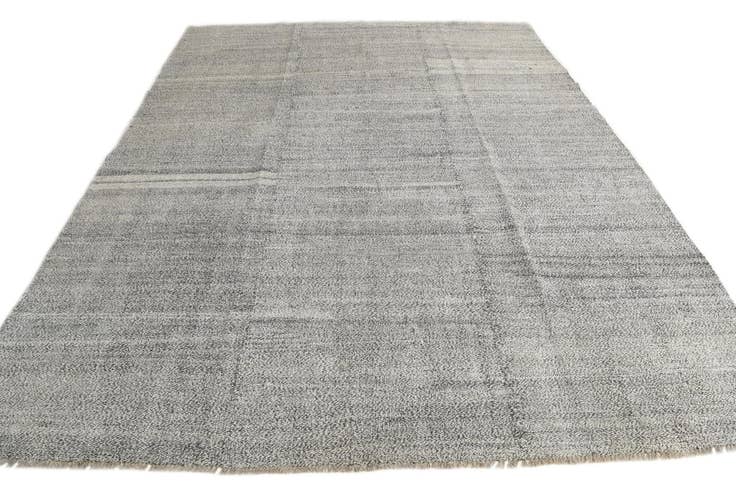 Detail image of 9' x 11' 7 Hand Woven Kilim Modern Wool Rug