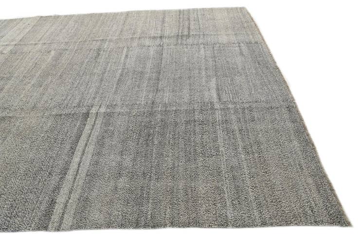 Detail image of 9' x 11' 7 Hand Woven Kilim Modern Wool Rug