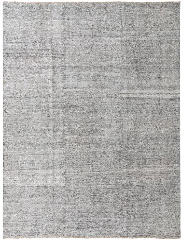 Detail image of 9' x 11' 7 Hand Woven Kilim Modern Wool Rug