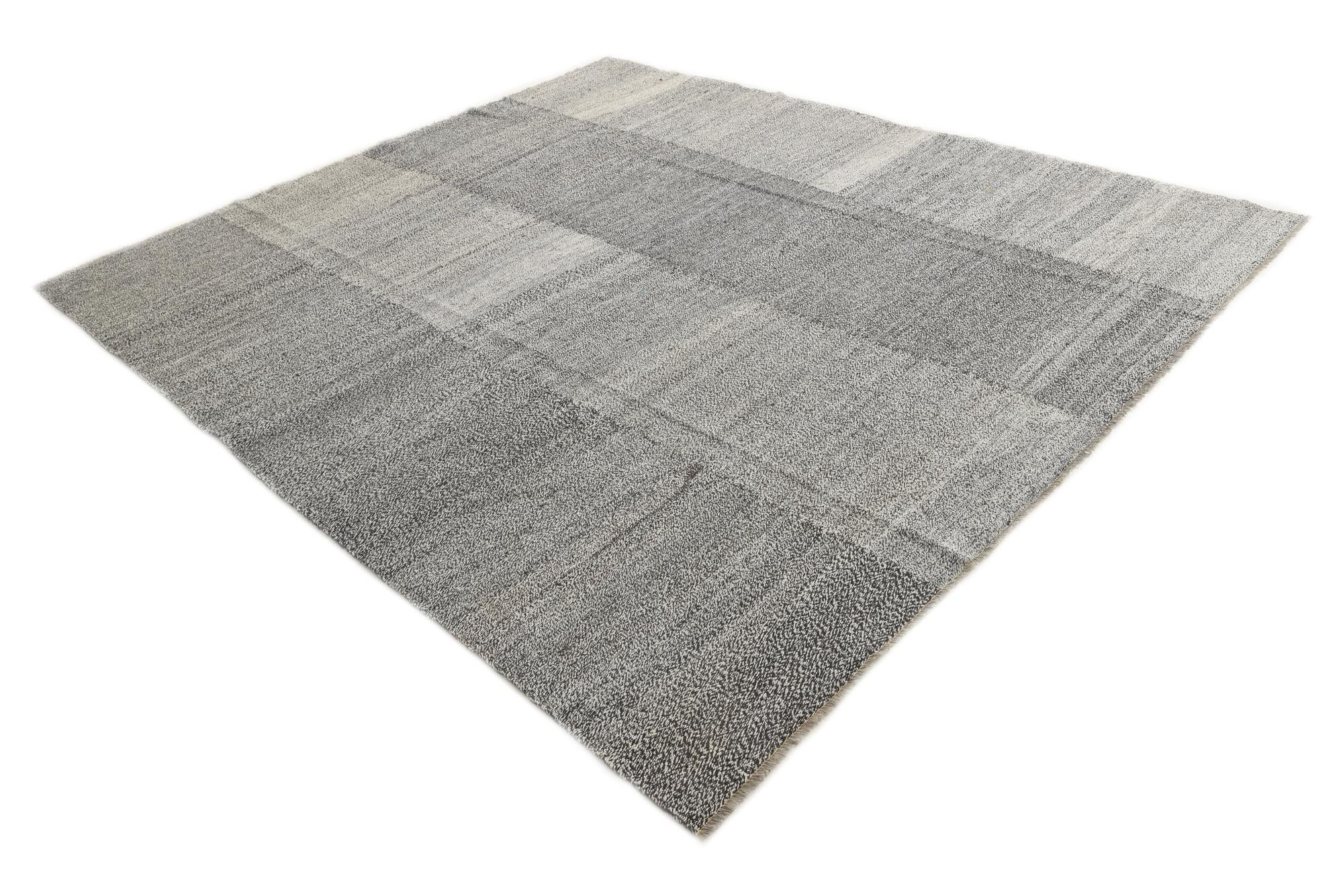 260cm x 295cm Hand Woven Kilim Modern Wool Rug