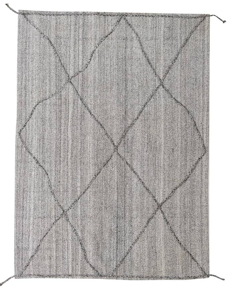 Detail image of 6' 6 x 10' Hand Woven Kilim Modern Wool Rug