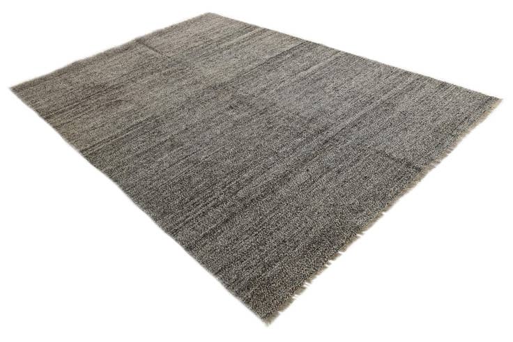 Detail image of 6' 9 x 9' 5 Hand Woven Kilim Modern Wool Rug