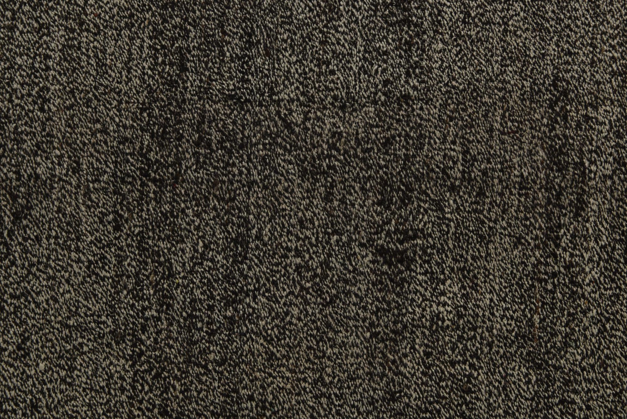 6' 9 x 9' 5 Hand Woven Kilim Modern Wool Rug