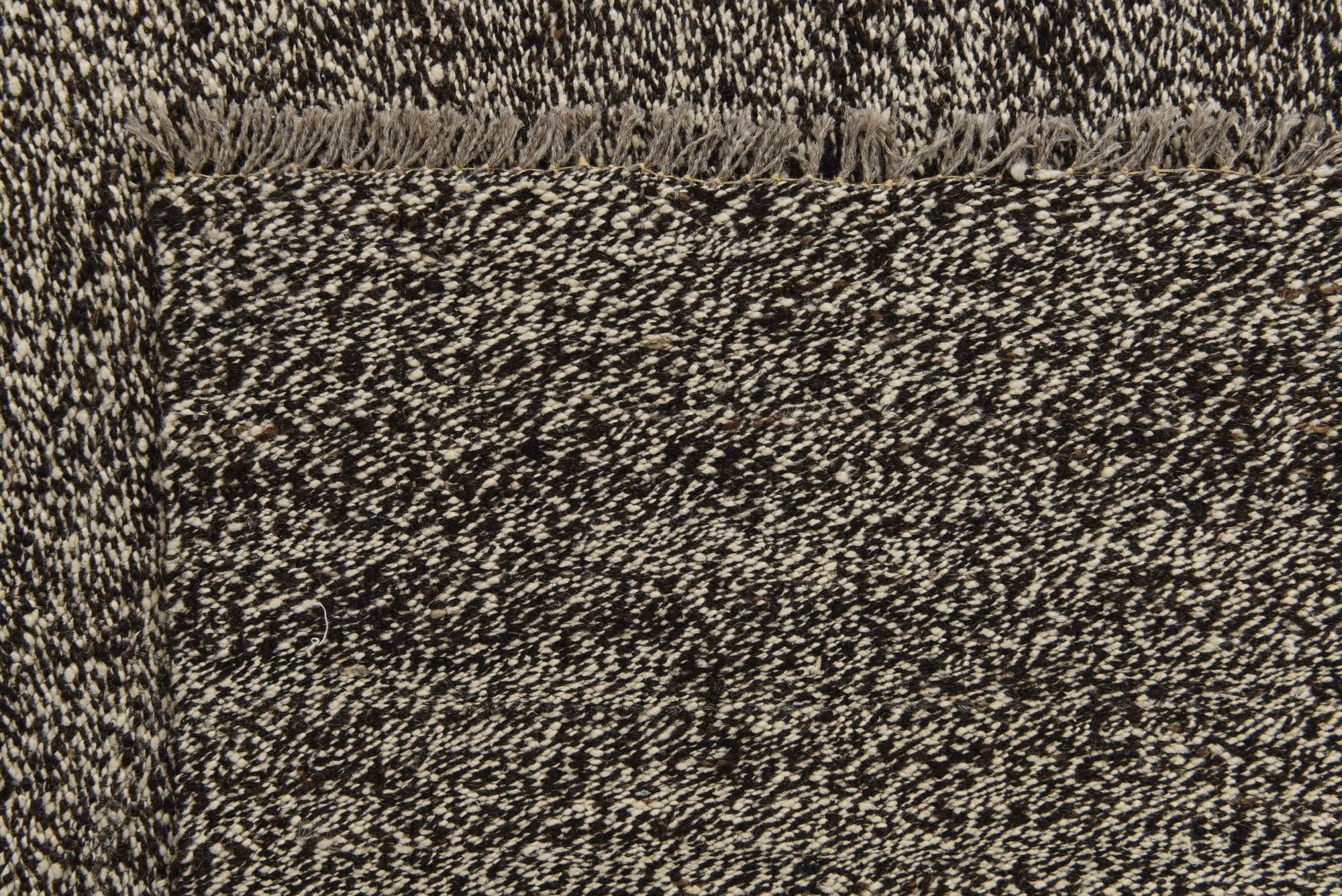 6' 9 x 9' 5 Hand Woven Kilim Modern Wool Rug