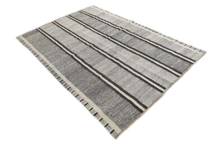 5' 5 x 8' Hand Woven Kilim Modern Wool Rug
