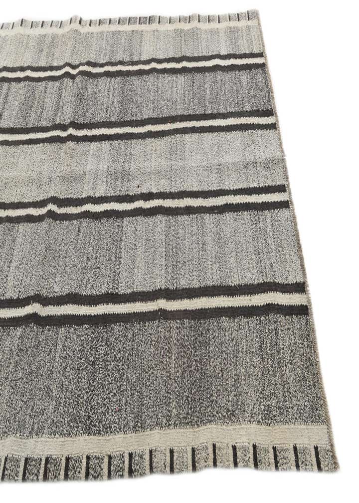 5' 5 x 8' Hand Woven Kilim Modern Wool Rug