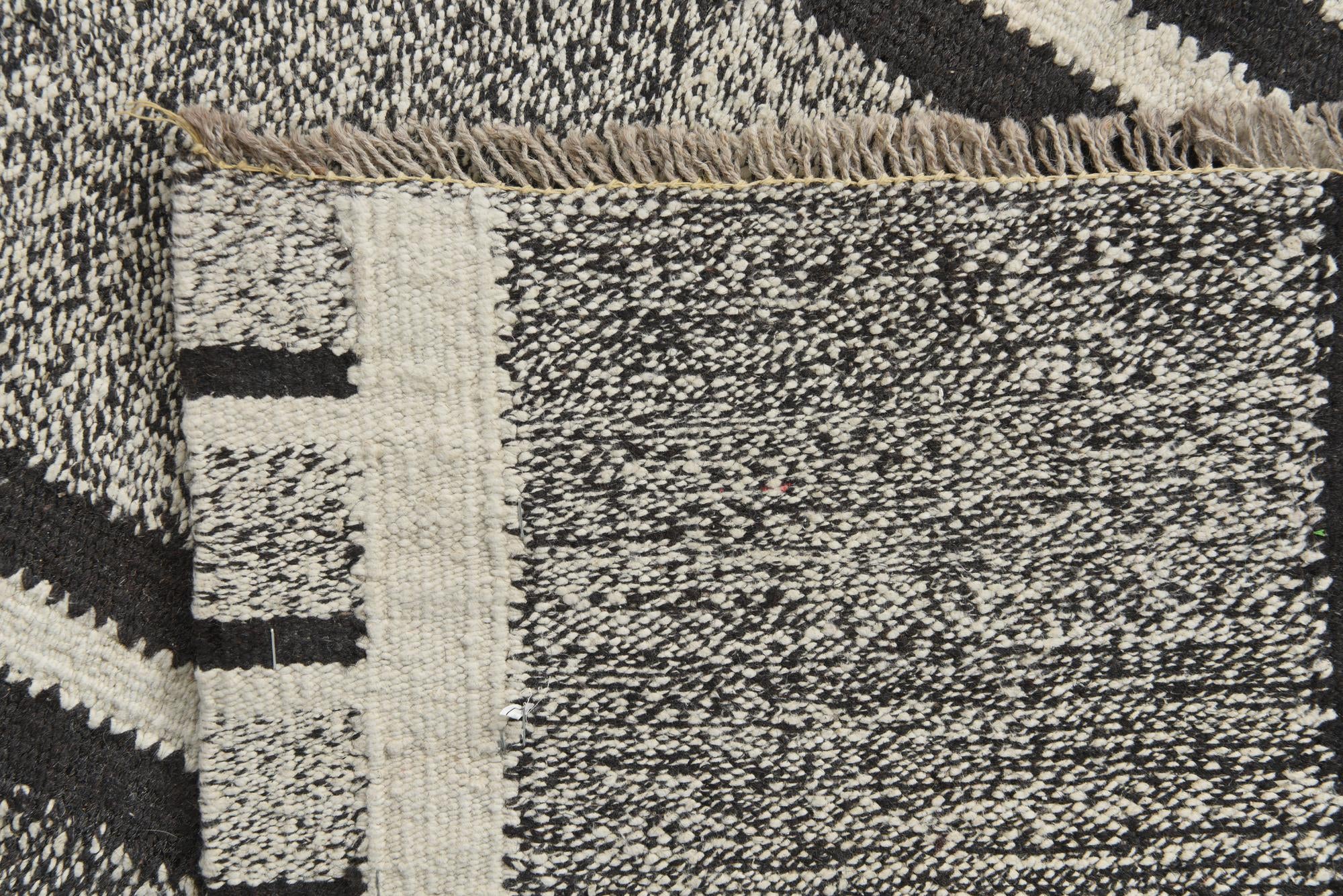 5' 5 x 8' Hand Woven Kilim Modern Wool Rug