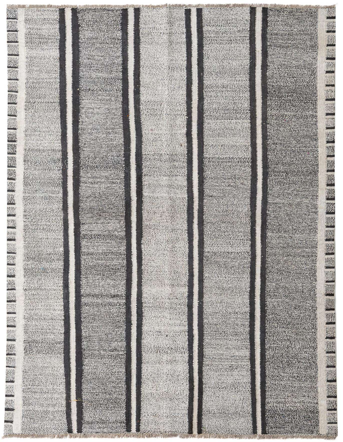 5' 5 x 8' Hand Woven Kilim Modern Wool Rug