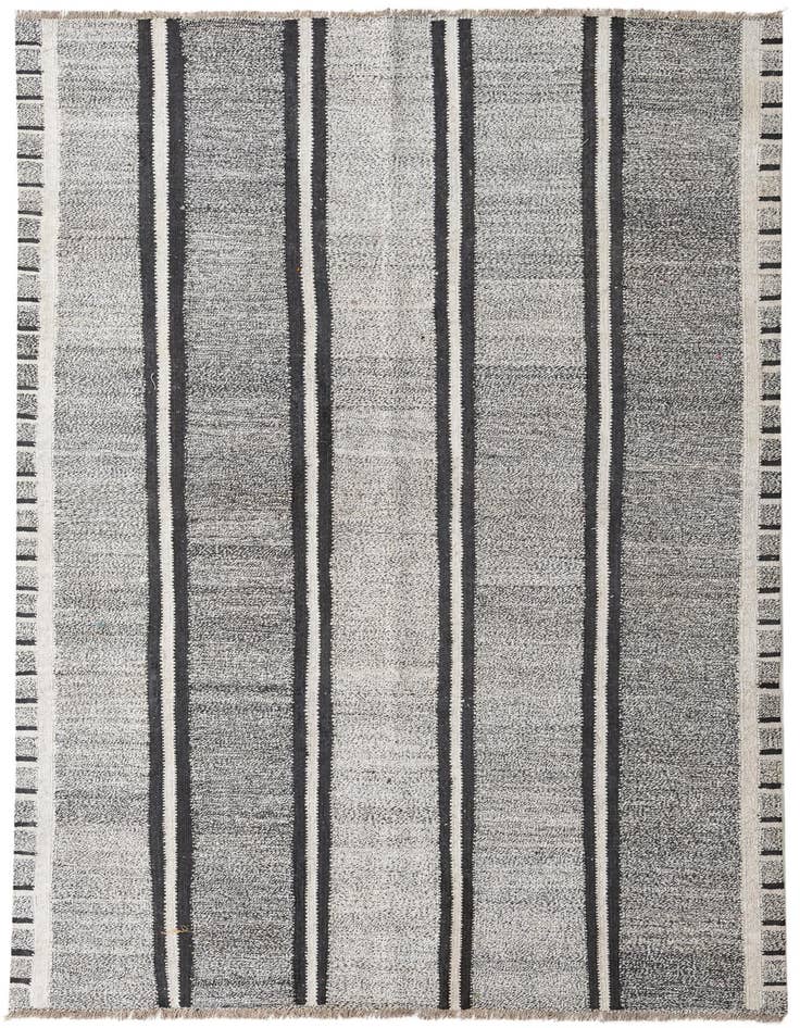 Detail image of 5' 5 x 8' Hand Woven Kilim Modern Wool Rug