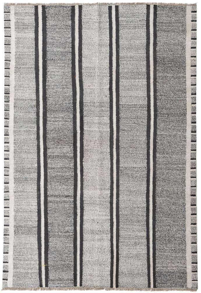 5' 5 x 8' Hand Woven Kilim Modern Wool Rug