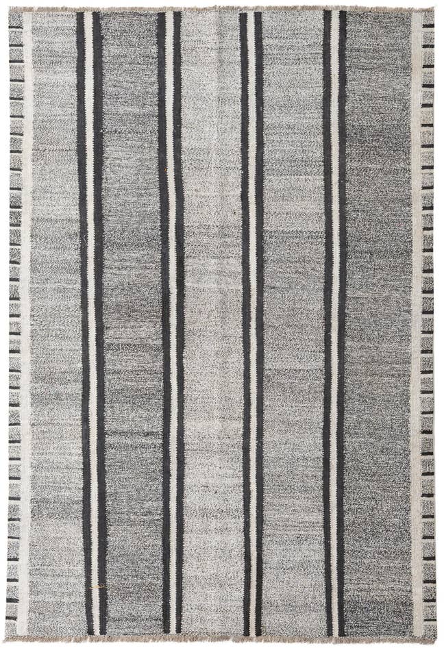 Detail image of 5' 5 x 8' Hand Woven Kilim Modern Wool Rug