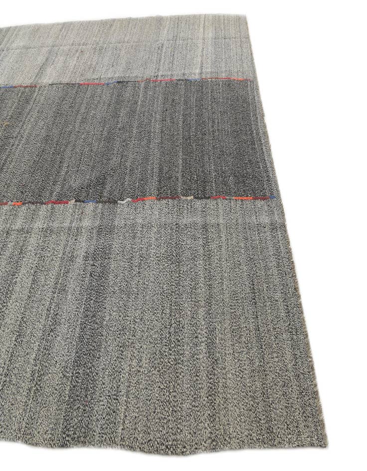 Detail image of 9' 2 x 11' 6  Hand Woven Kilim Modern Wool Rug