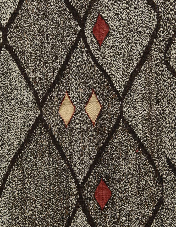 Detail image of 7' 2 x 9' Hand Woven Kilim Modern Wool Rug