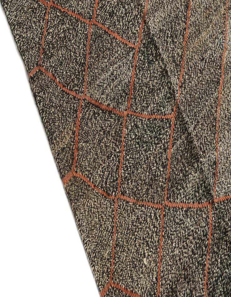 Detail image of 6' 4 x 8' 6  Hand Woven Kilim Modern Wool Rug