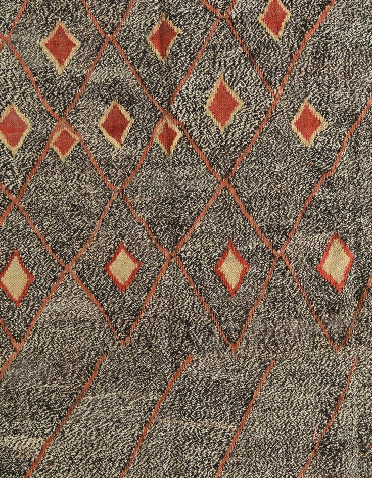 Detail image of 6' 4 x 8' 6  Hand Woven Kilim Modern Wool Rug