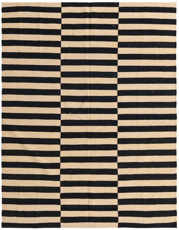 Detail image of 5' 9 x 7' 9 Hand Woven Kilim Modern Wool Rug