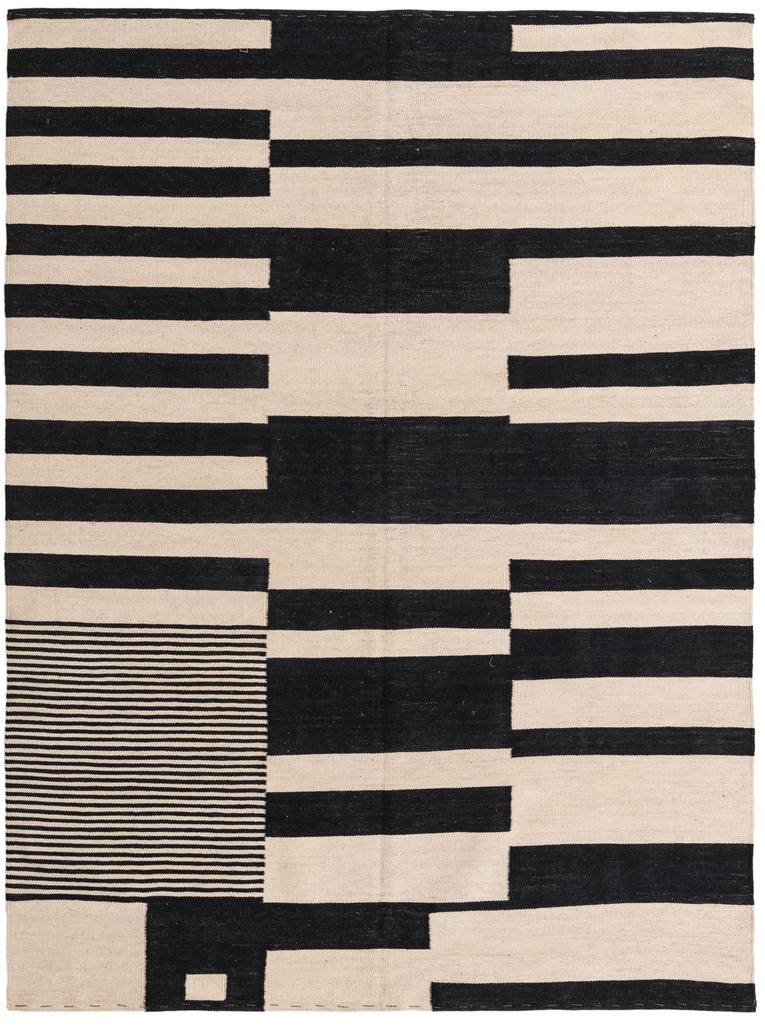 5' 9 x 7' 9 Hand Woven Kilim Modern Wool Rug