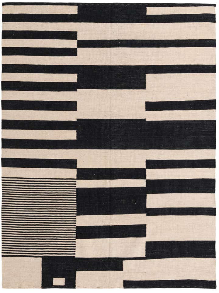 5' 9 x 7' 9 Hand Woven Kilim Modern Wool Rug