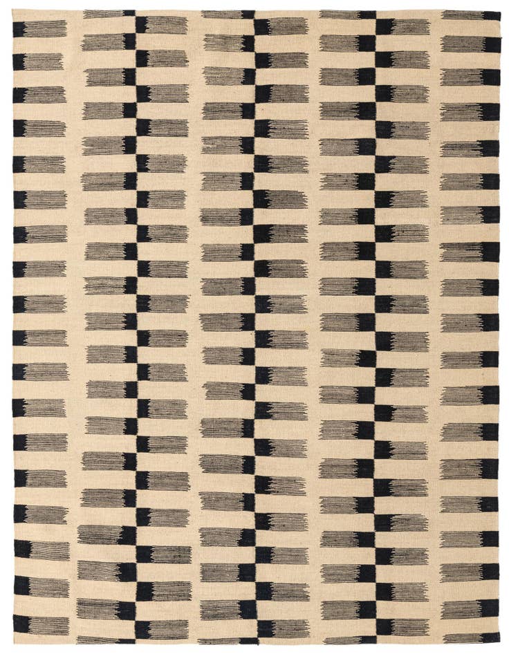 Detail image of 5' 9 x 7' 8 Hand Woven Kilim Modern Wool Rug