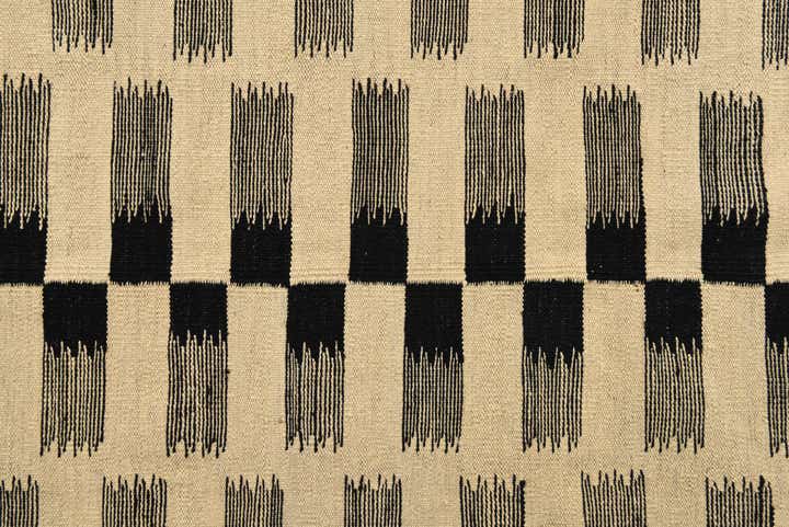 5' 9 x 7' 8 Hand Woven Kilim Modern Wool Rug