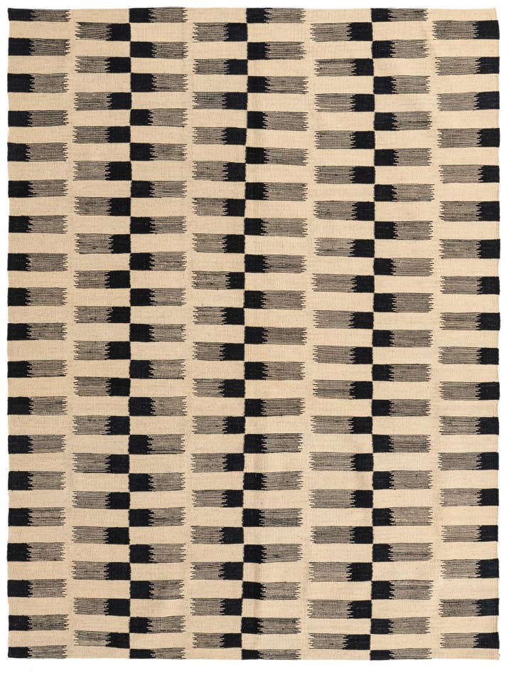 Detail image of 5' 9 x 7' 8 Hand Woven Kilim Modern Wool Rug
