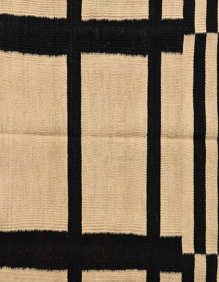 Detail image of 4' 1 x 5' 9  Hand Woven Kilim Modern Wool Rug