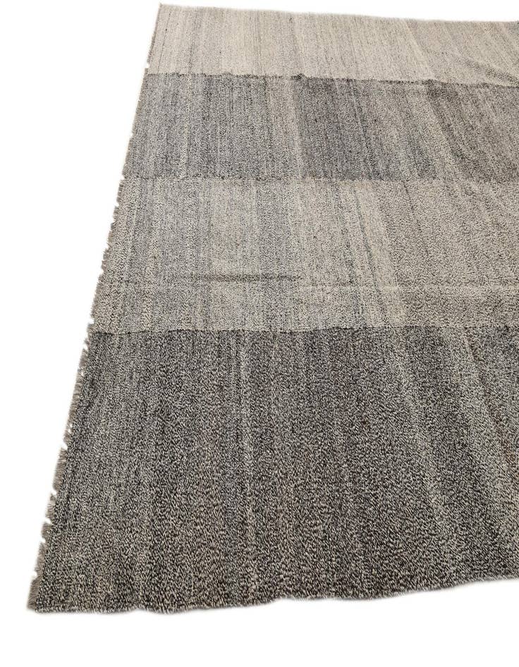 Detail image of 8' 5 x 9' 10 Hand Woven Kilim Modern Wool Rug