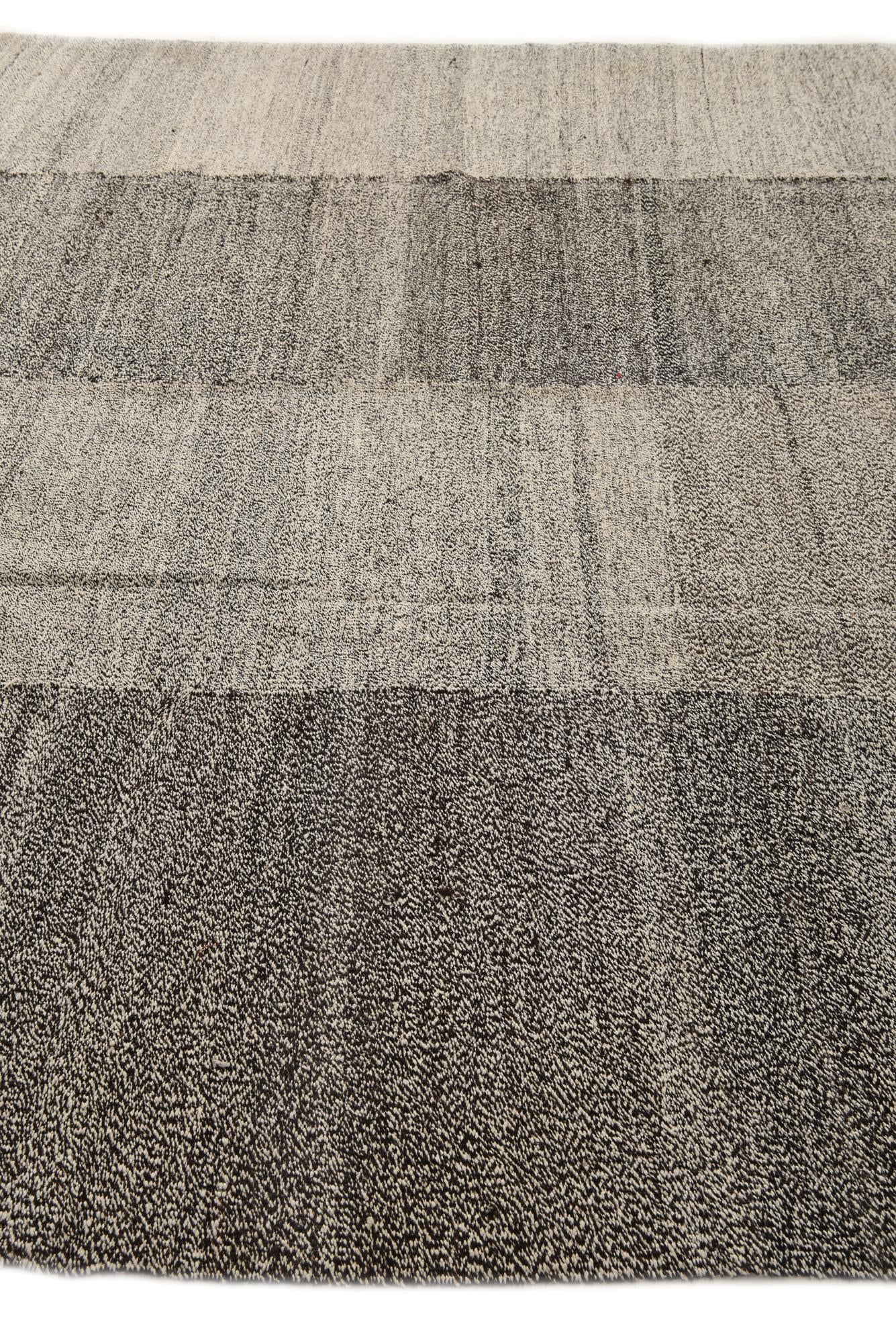 8' 5 x 9' 10 Hand Woven Kilim Modern Wool Rug