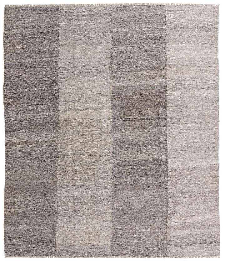8' 5 x 9' 10 Hand Woven Kilim Modern Wool Rug