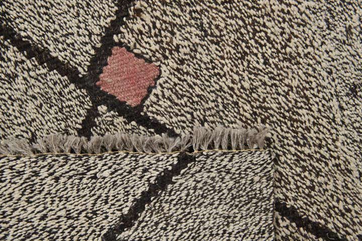 6' 10 x 9' 5 Hand Woven Kilim Modern Wool Rug