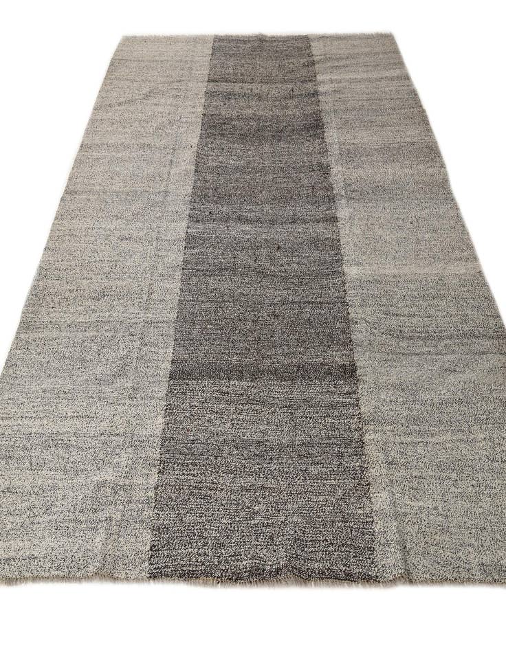 Detail image of 8' 1 x 9' 7  Hand Woven Kilim Modern Wool Rug