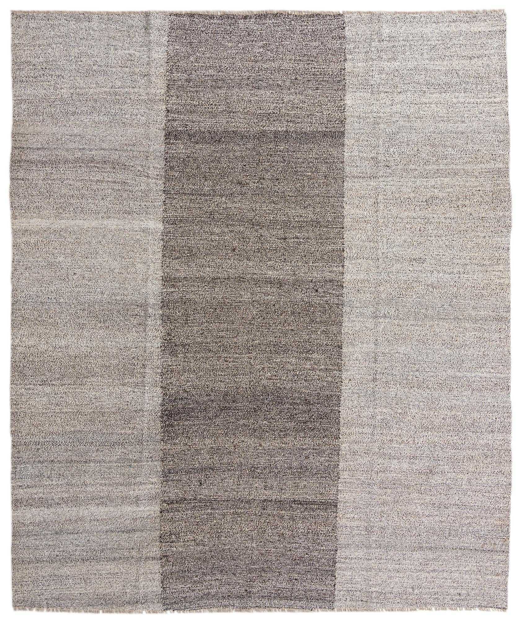 8' 1 x 9' 7 Hand Woven Kilim Modern Wool Rug