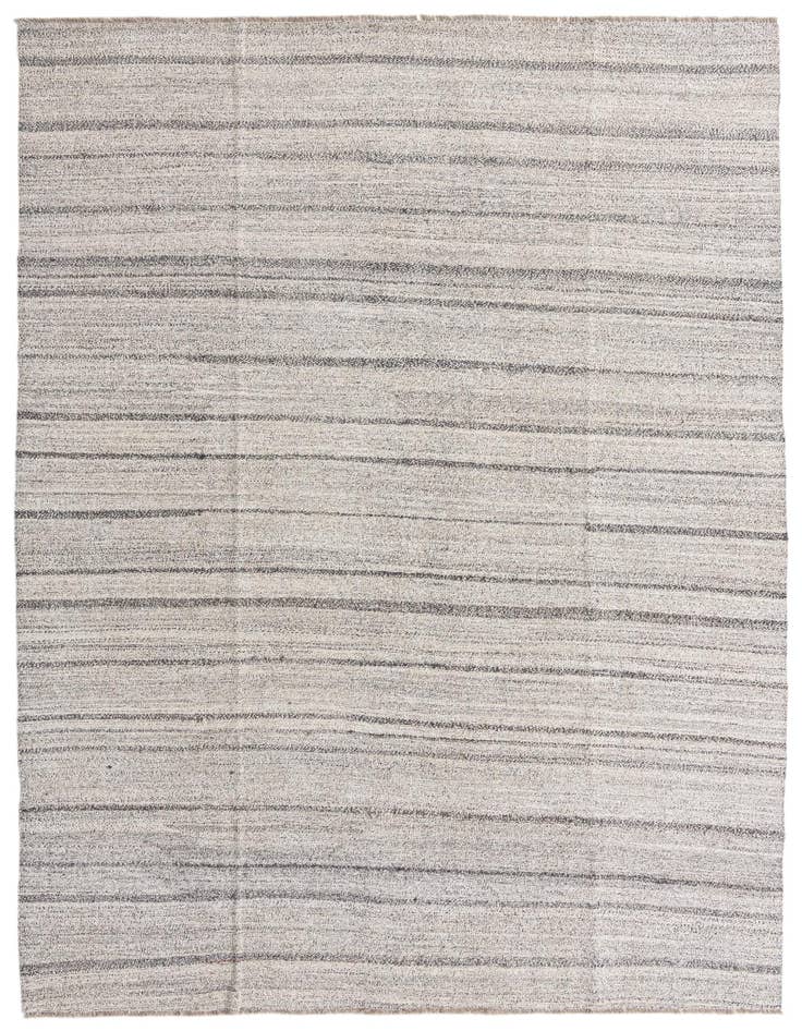 Detail image of 8' x 9' 5 Hand Woven Kilim Modern Wool Rug