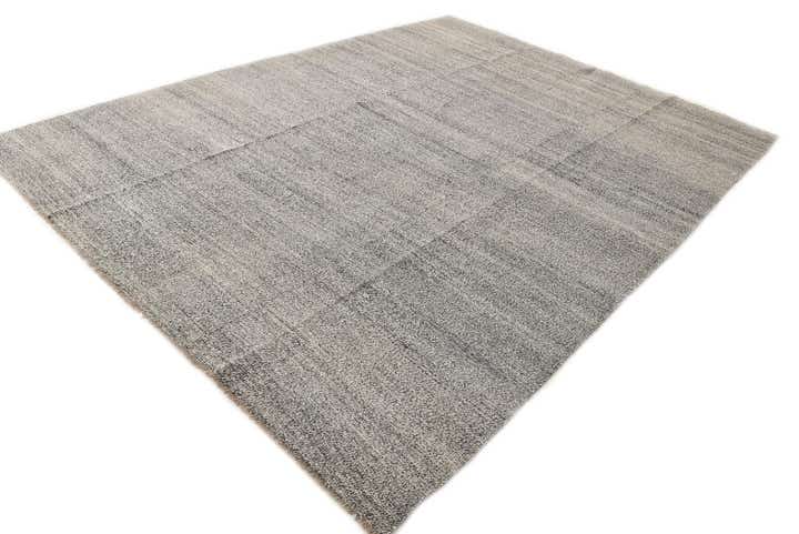 9' x 11' 9 Hand Woven Kilim Modern Wool Rug