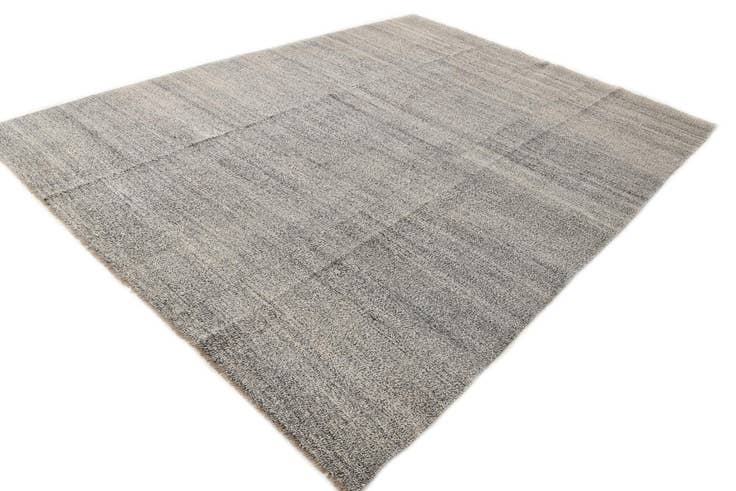 Detail image of 9' x 11' 9 Hand Woven Kilim Modern Wool Rug